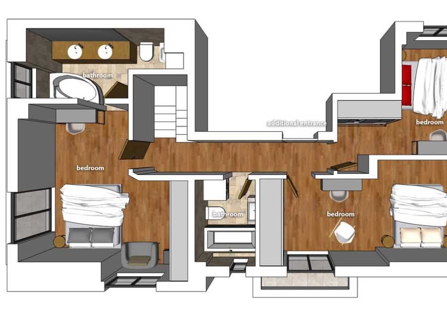 Luxury condo with private pool and garden in Glyfada