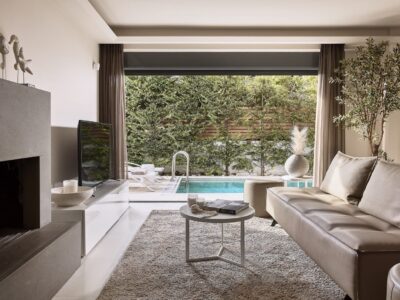 Luxury condo with private pool and garden in Glyfada